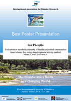 Award for the best poster presentation for Ion Pacesila